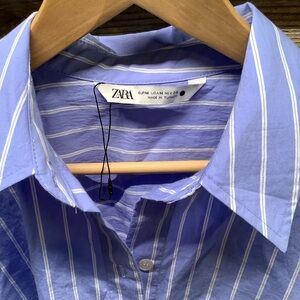 Zara Oversized Button Up Shirt, Size M